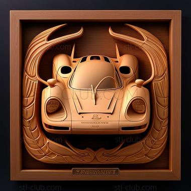 3D мадэль Porsche 956 (STL)